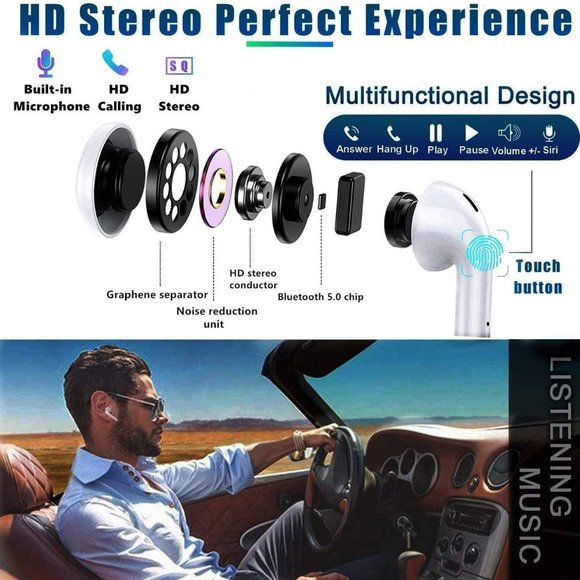 Bluetooth 5.0 Wireless Bluetooth Sports Headphones - Picture 5 of 5